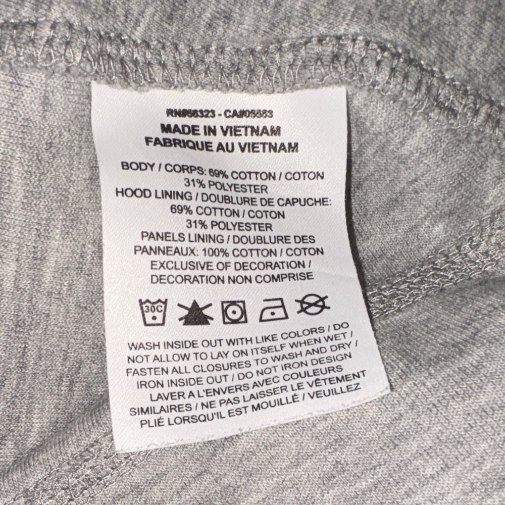 Nike Tech Women's Heather Gray Full-Zip Jacket Medium - Picture 4 of 4